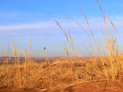Baloon roter sand landscape