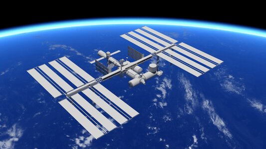 Sky outer space international space station photo