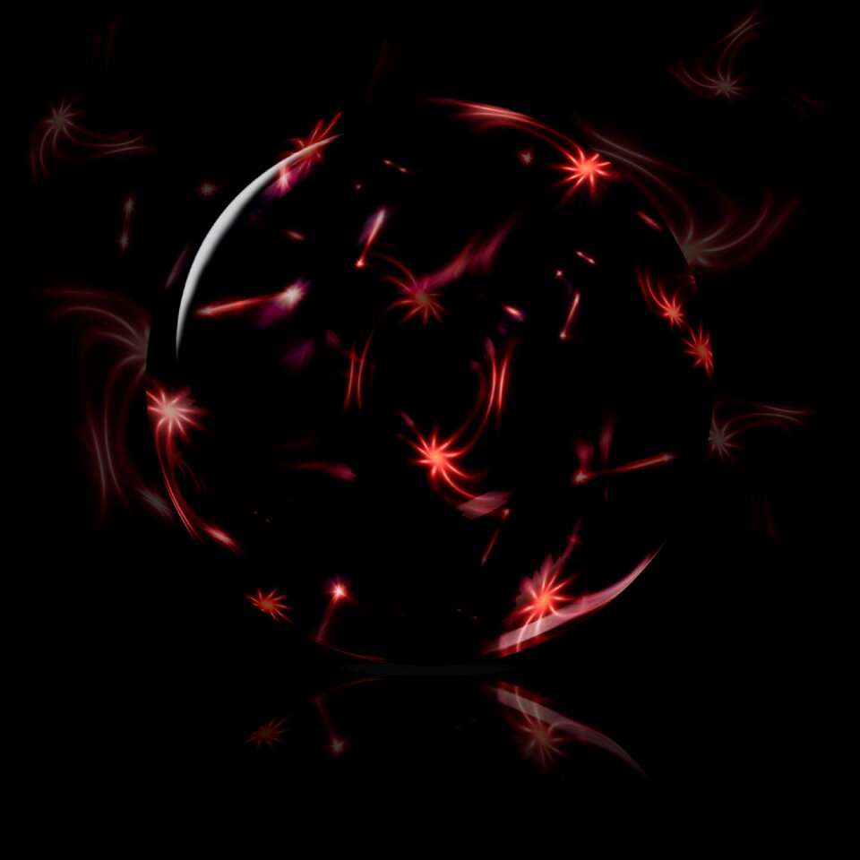 Round glass ball glass