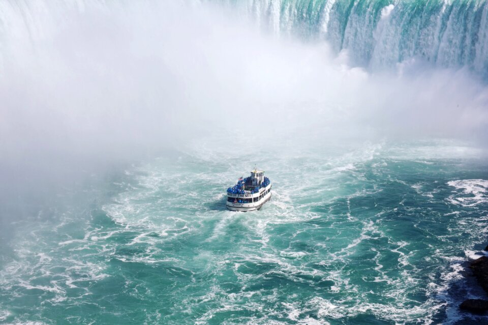 Waves nature boat