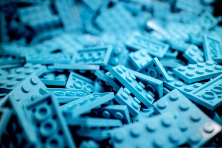 Lego blue gaming blue game photo