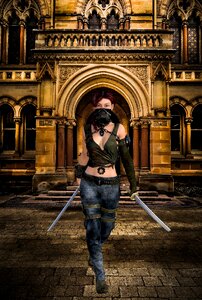Female warrior fighter