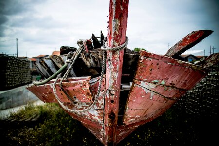 Wreckage broken damaged