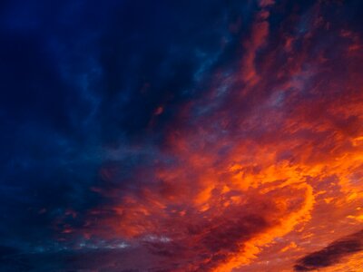 Dusk clouds cloudy photo