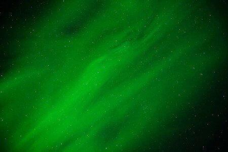 Green sky night sky