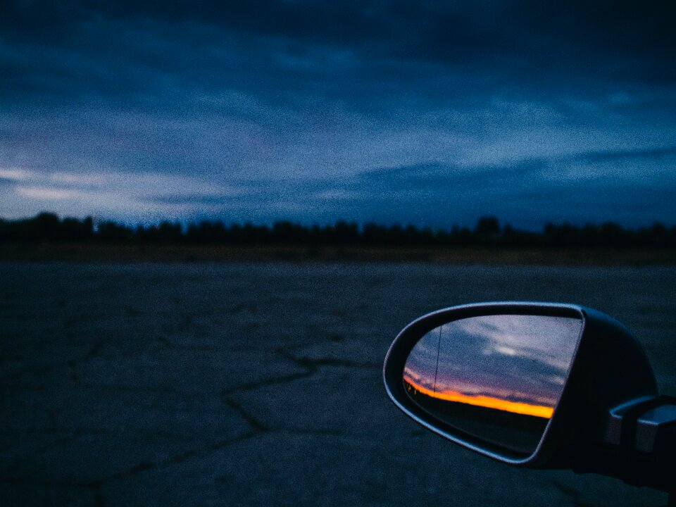 Evening sky clouds