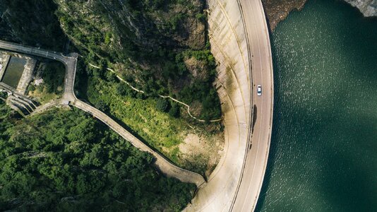 Nature forest road photo