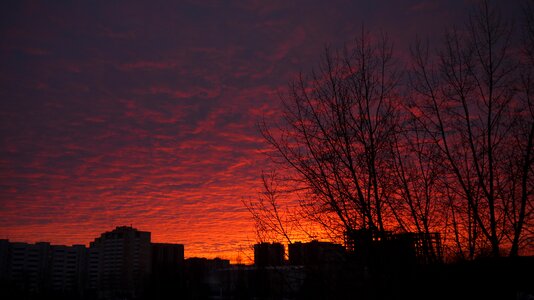 Sunset sky landscape