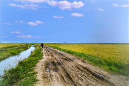 Outdoor a bird's eye view in rural areas photo