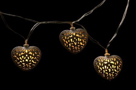 Luminous romantic sweethearts