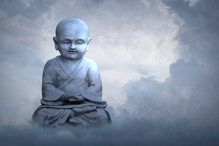 Spirituality cloud buddha photo
