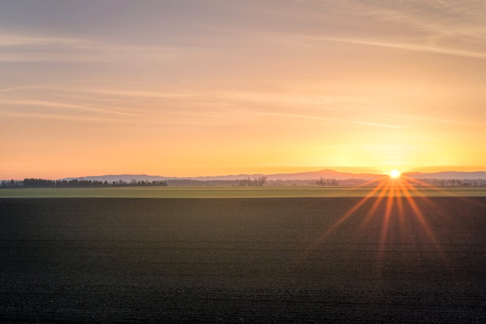 Farm landscape nature