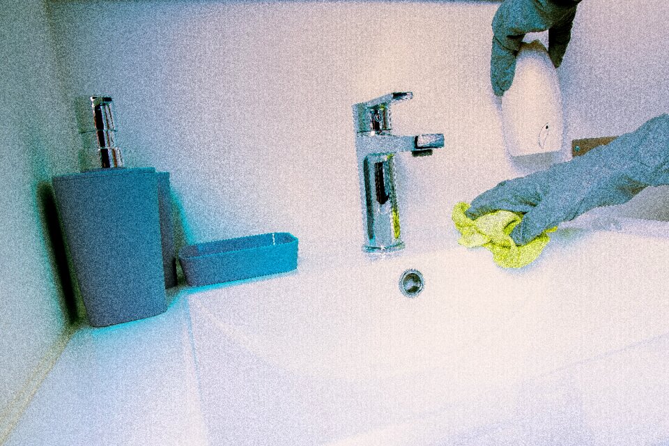 Cleaning household brush