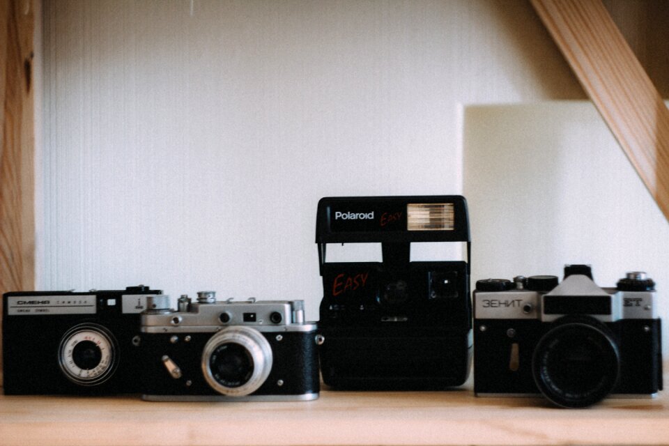 Vintage oldschool objects