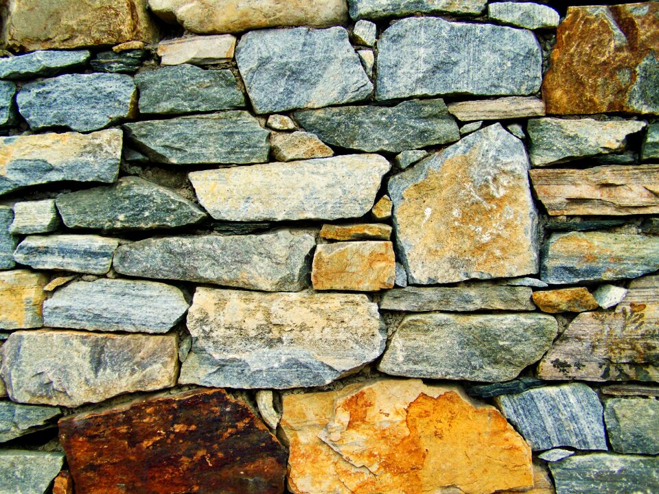 Wall natural stone architecture