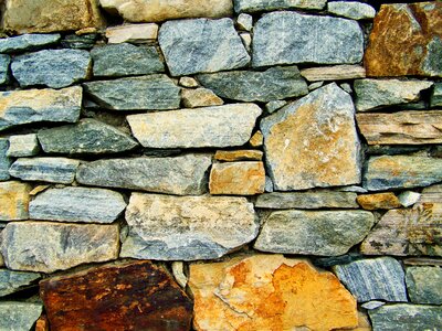Wall natural stone architecture