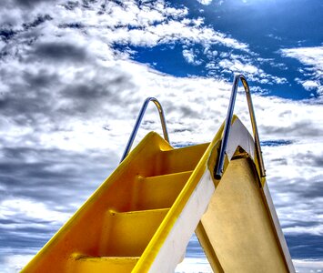 Pedal boat rentals yellow sky photo