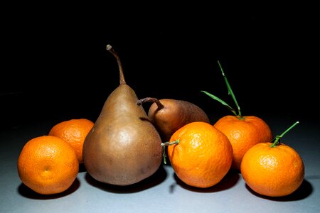 Oranges mandarins vitamin photo