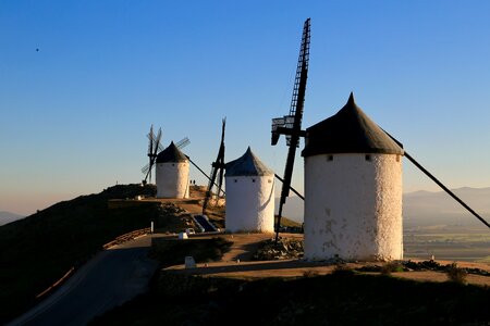 Windmill don quixote spain photo