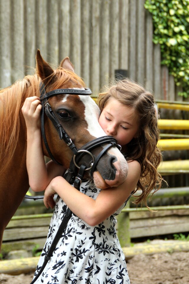 Child animal hobby