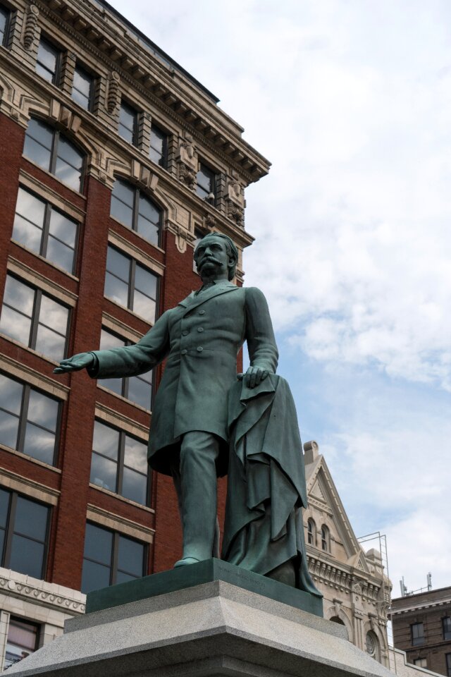 Statue bronze confederate