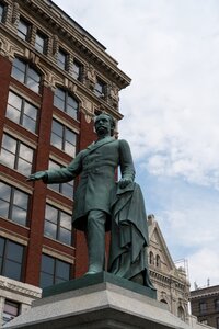 Statue bronze confederate