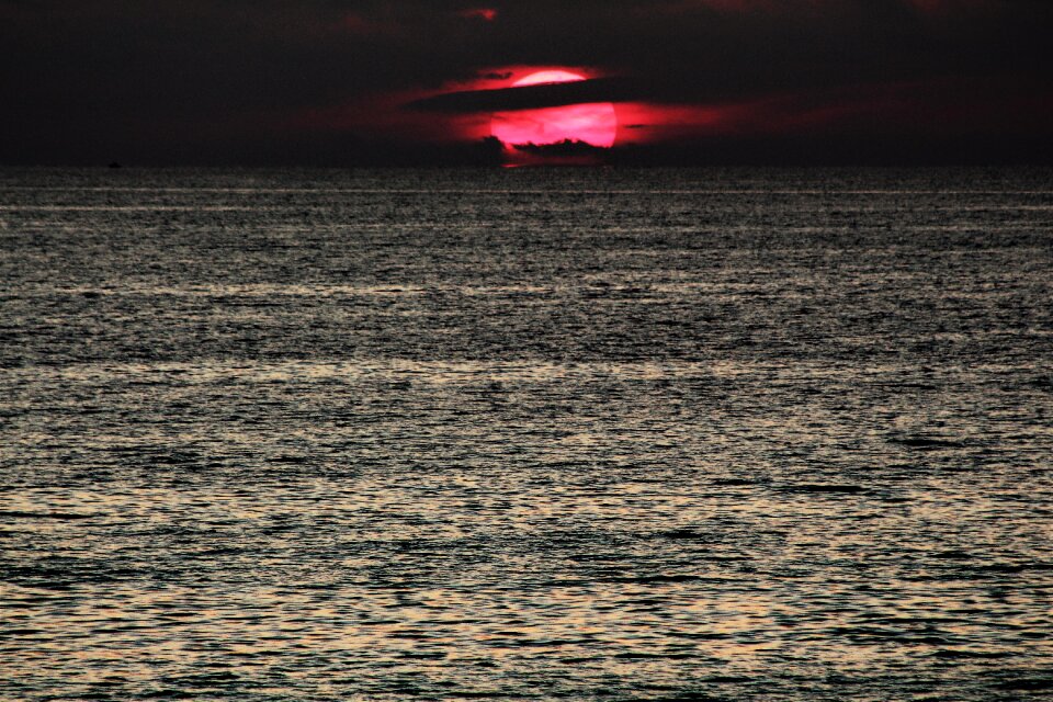 Sunset dark desktop