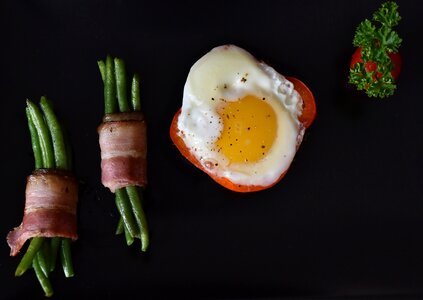 Eggs food salty