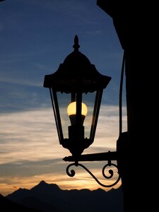 Evening jaufenpass high cross top photo