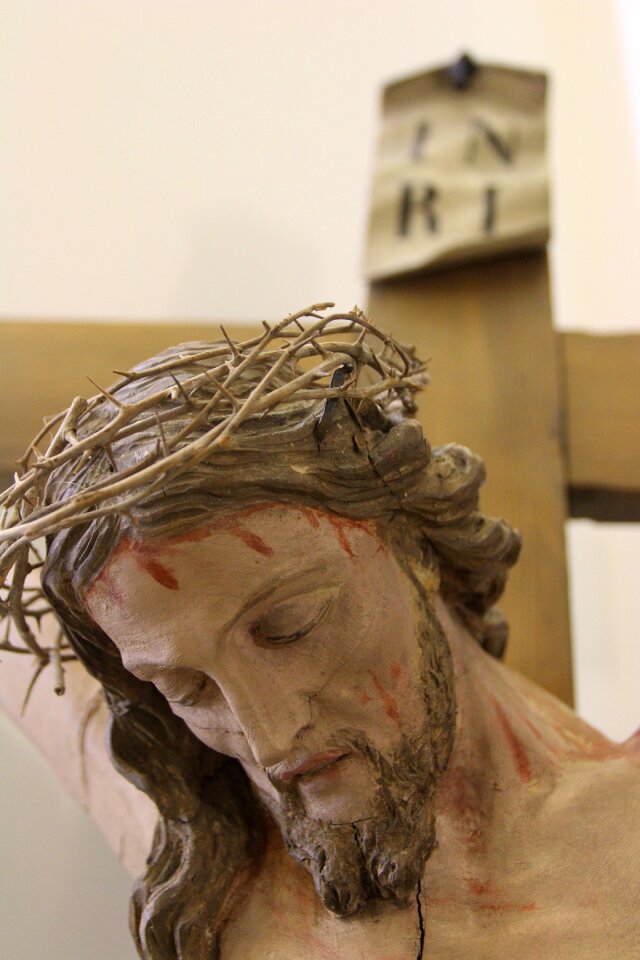 Crucified cross detail