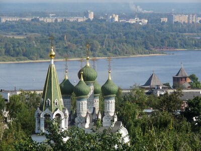 The kremlin volga river