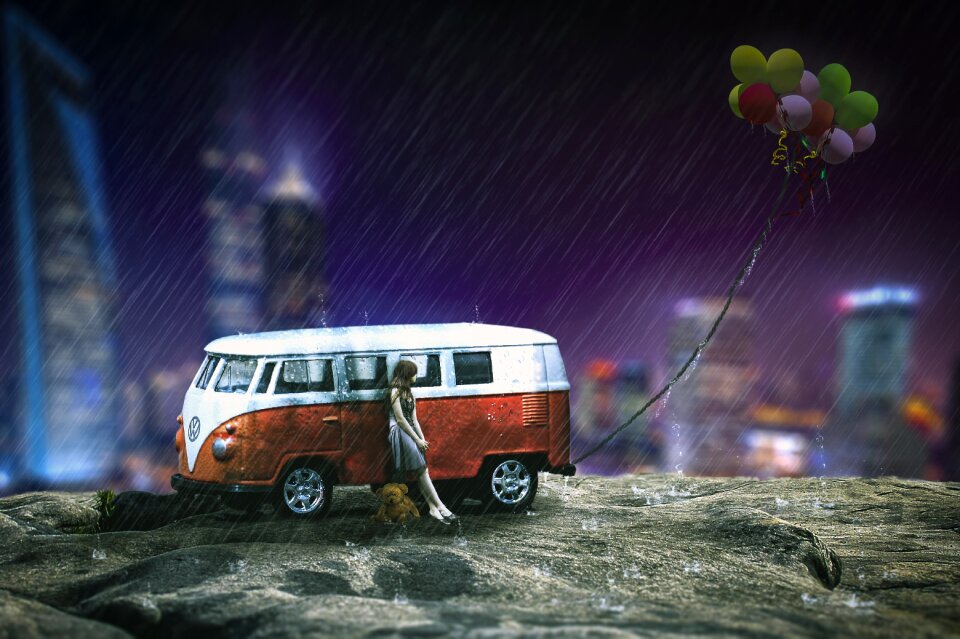 Miniature car balloon