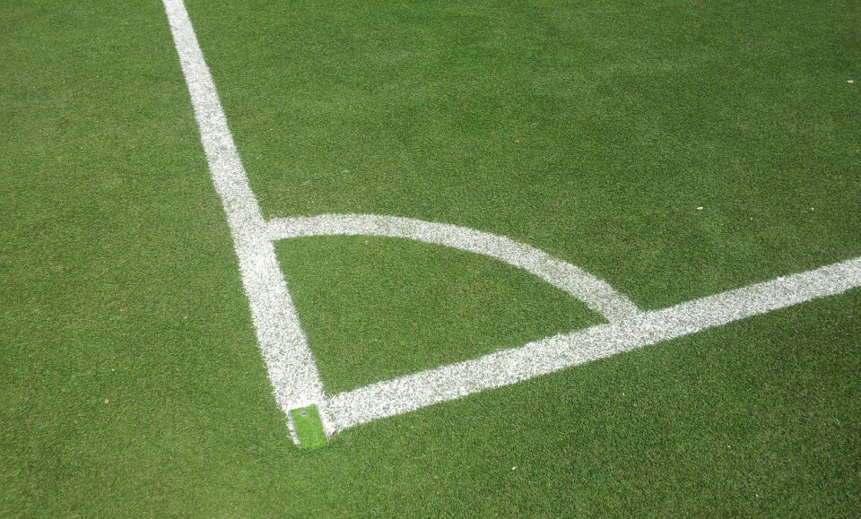 Eckpunkt football match mark