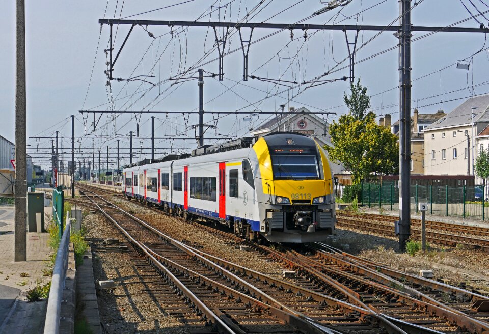Regional train rail- cars railway