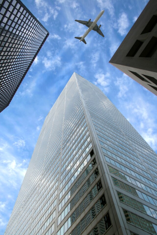 Skyscraper flight flying