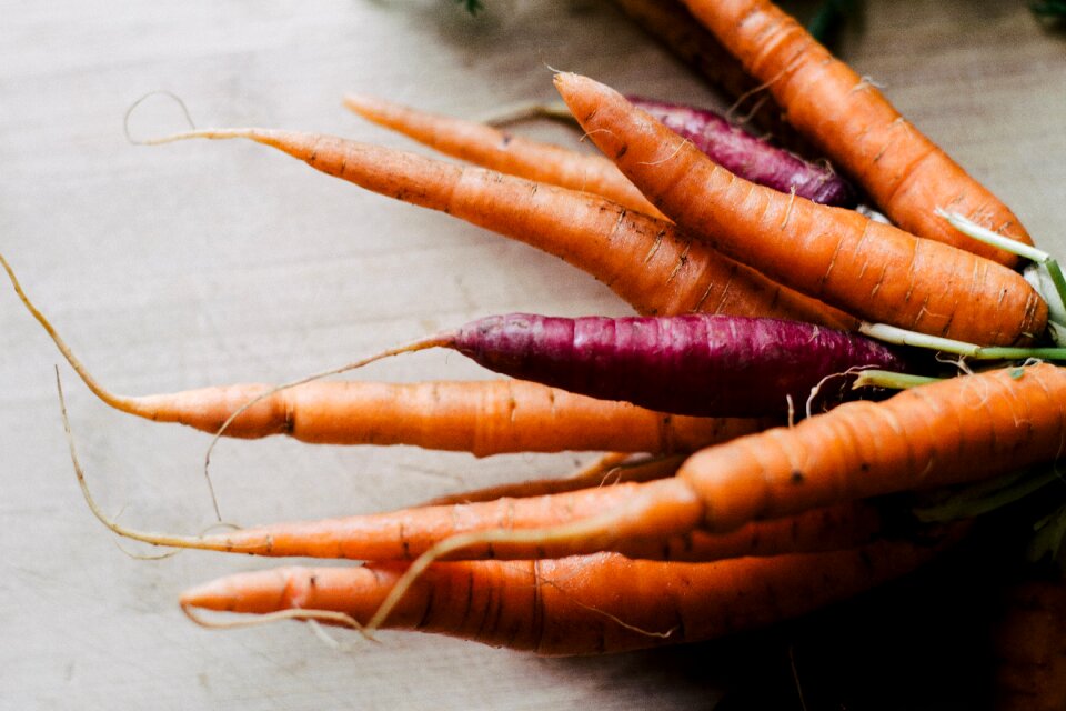 Crops orange healthy