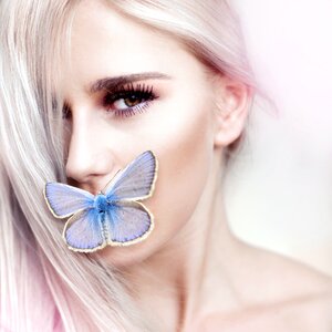 Girl pretty glamour