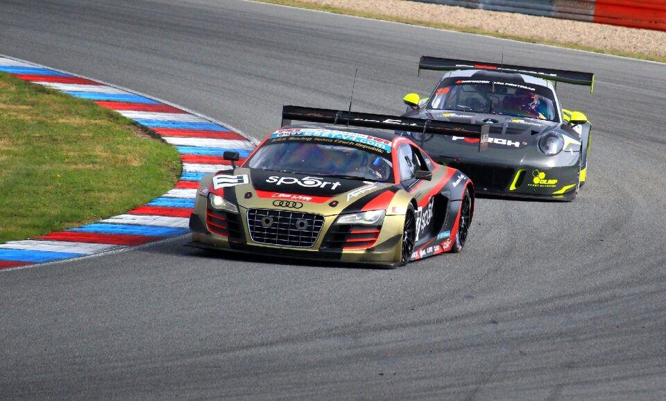 Porsche racing race track