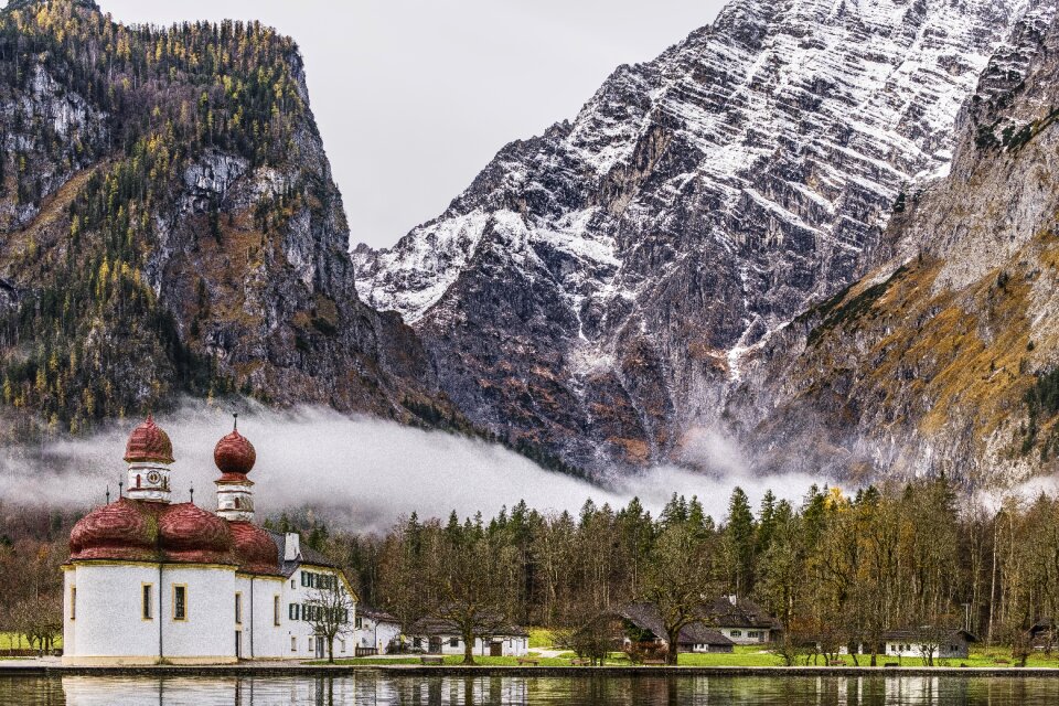 Water bavaria mountains