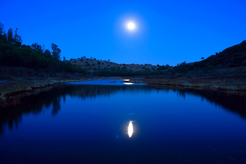 Moon night night landscape