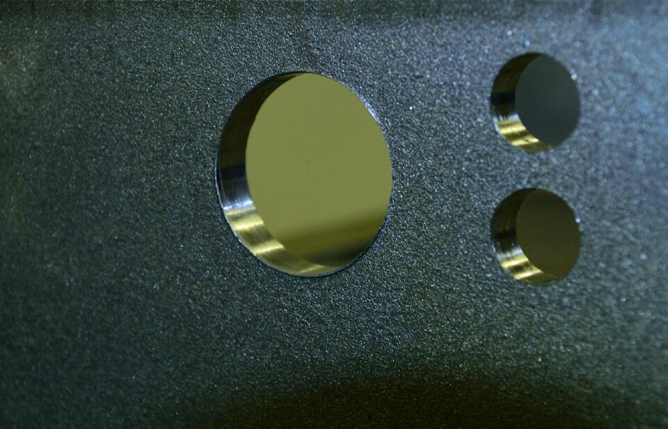 Steel surface metallic