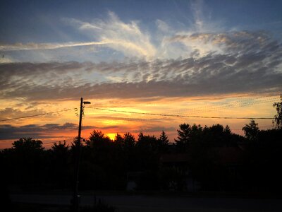 Daybreak cloud dawn photo