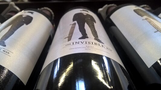 Bottles invisible rioja