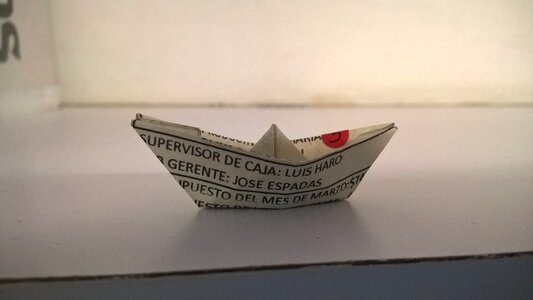Paper boat origami Free photos