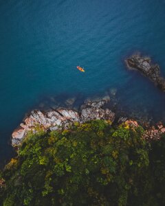 Nature boat sailing