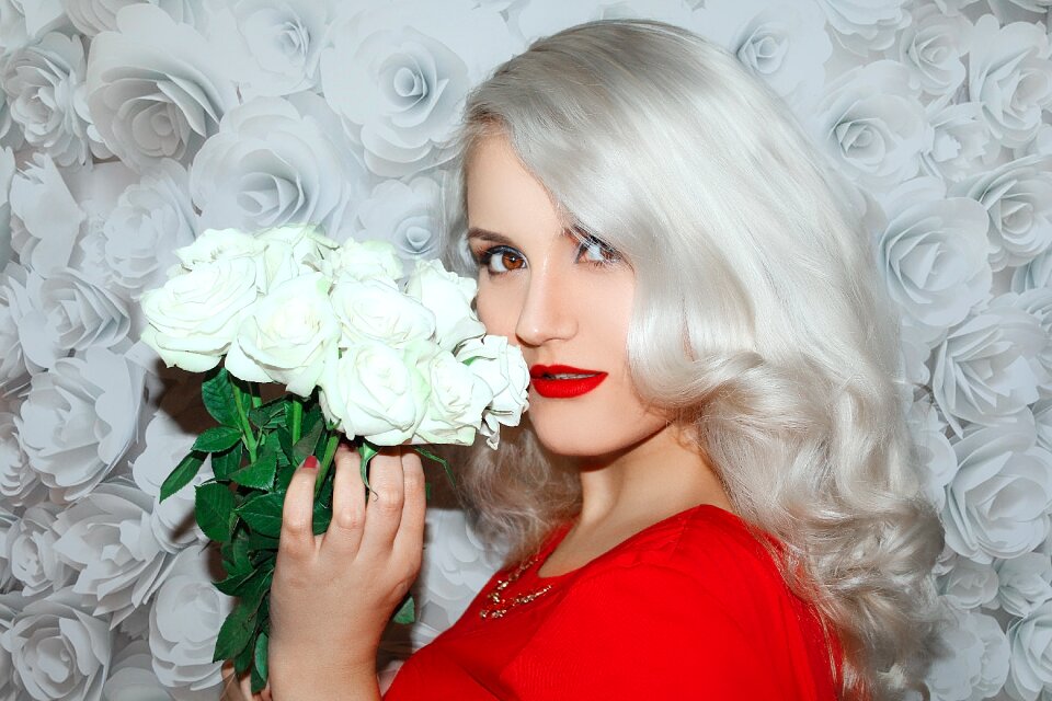 Portrait fashion person