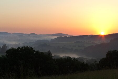 Hesse fog summer photo