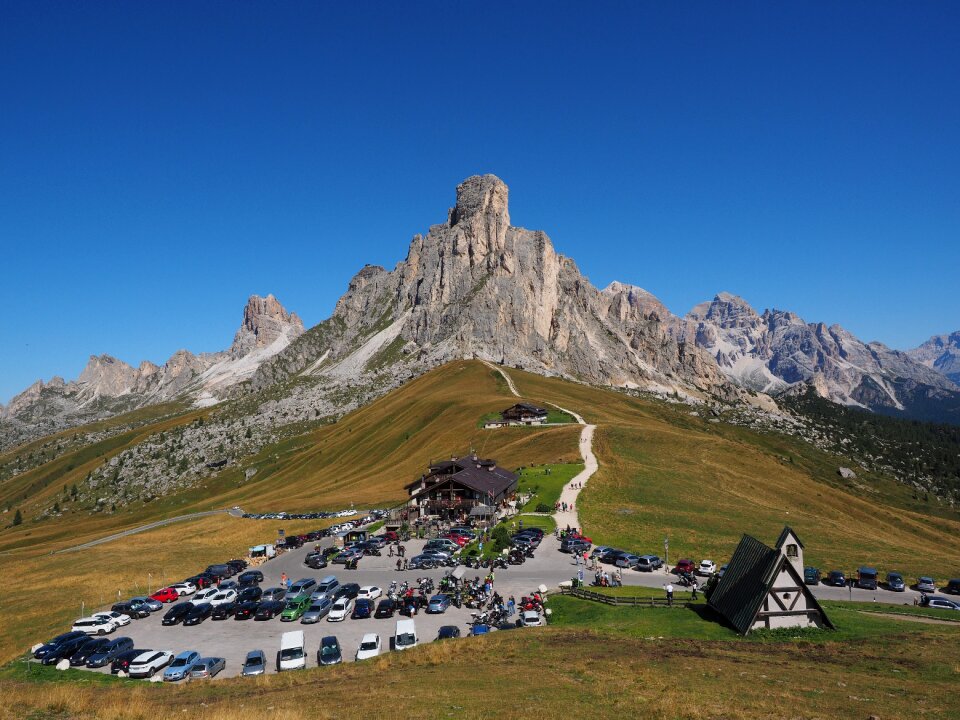Road tourism dolomites