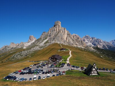 Road tourism dolomites