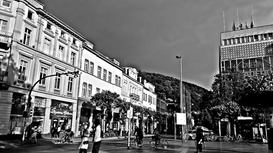 Old town street transition